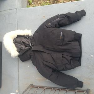 Canada Goose Down Feather Fur Parka Winter Coat XS Excellent Condition!